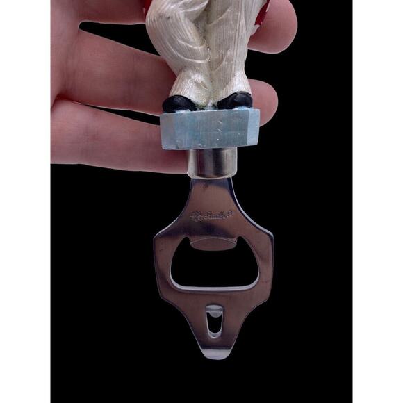 Christopher Radko Bottle Opener Santa Claus Christmas Party Serving Rare 7" - Picture 3 of 7